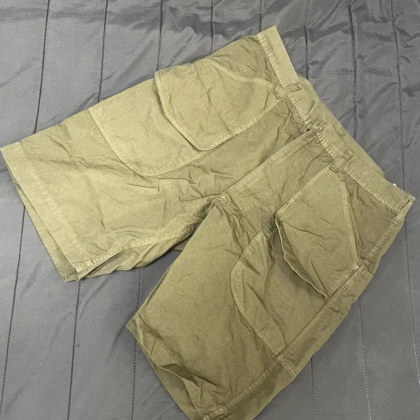 [BUNJANG] OrSlow Utility Work Shorts Olive / 오어슬로우 유틸리티 워크 쇼츠 올리브 (4사이즈)