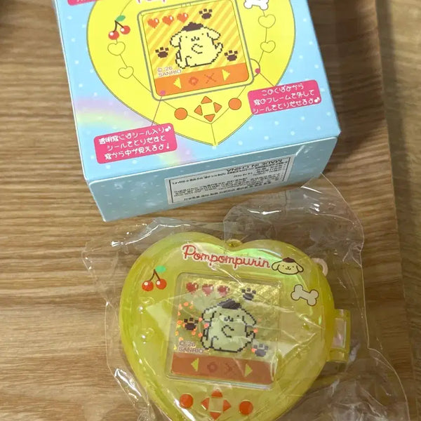[BUNJANG] Sanrio Heisei Secret Game Machine Heart Keychain Pompompurin / 교환 O 산리오 헤이세이 시크릿 게임기 하트키링 폼폼푸린