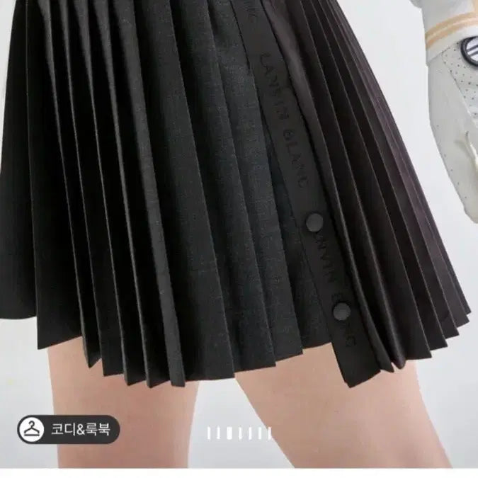 [BUNJANG] Lanvin Blanc Hem Pleated Skirt Dark Wine Size 64 (New) / (정품)랑방블랑 헴  플리츠스커트 와인컬러 64사이즈(새상품)
