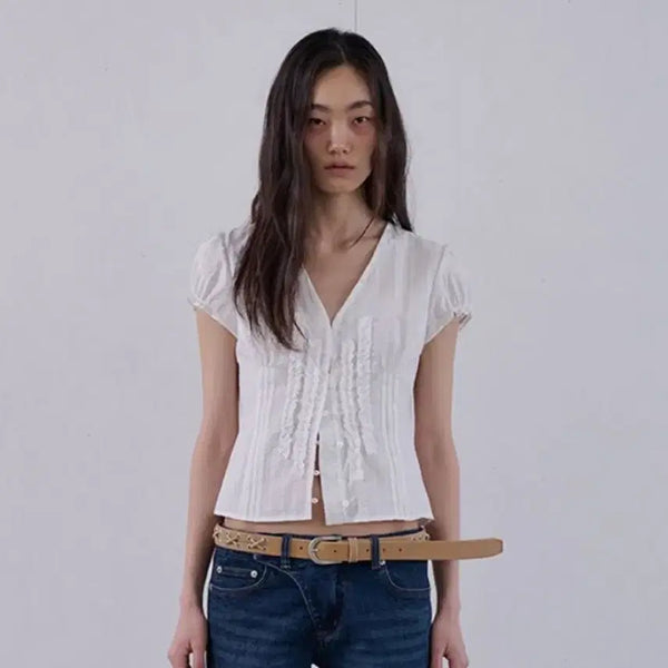 [BUNJANG] ODESS Blouse Size 1 / 오데스)블라우스 1사이즈