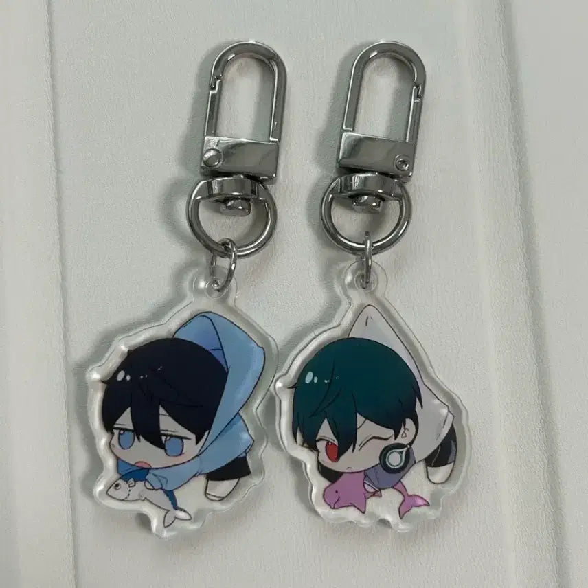 [BUNJANG] Free! Nanase Haruka & Kirishima Ikuya Acrylic Keyring / 프리free! 나나세하루카 키리시마이쿠야 아크릴키링