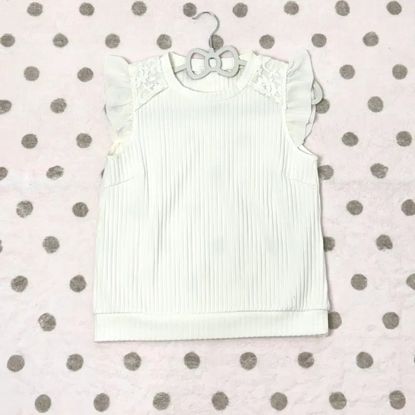 [BUNJANG] LIZLISA Cream White Lace Top / 리즈리사 생크림화이트 레이스 탑