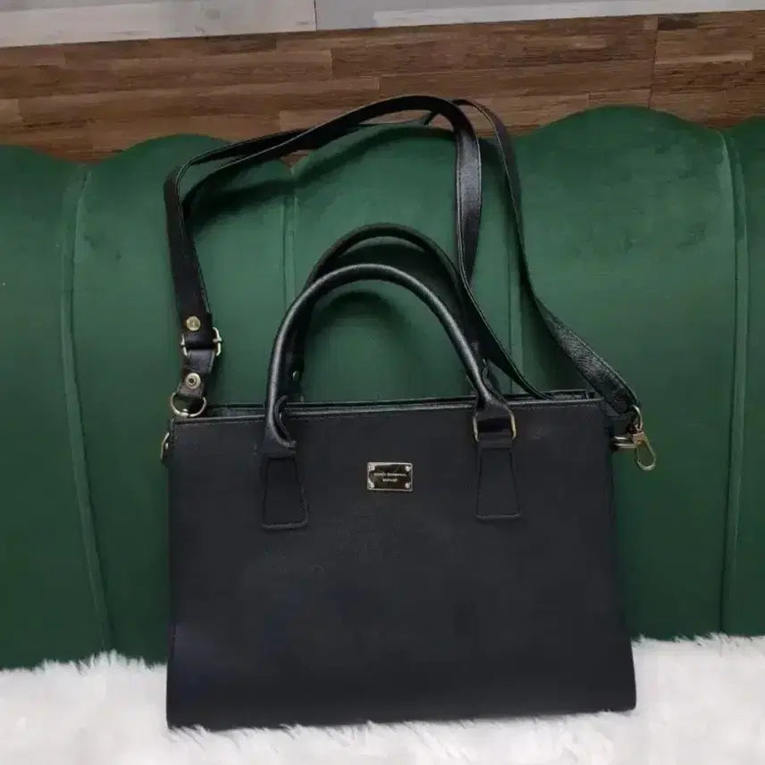 [BUNJANG] Anne Klein Black Tote Bag / 블랙 토트백(앤클라인)