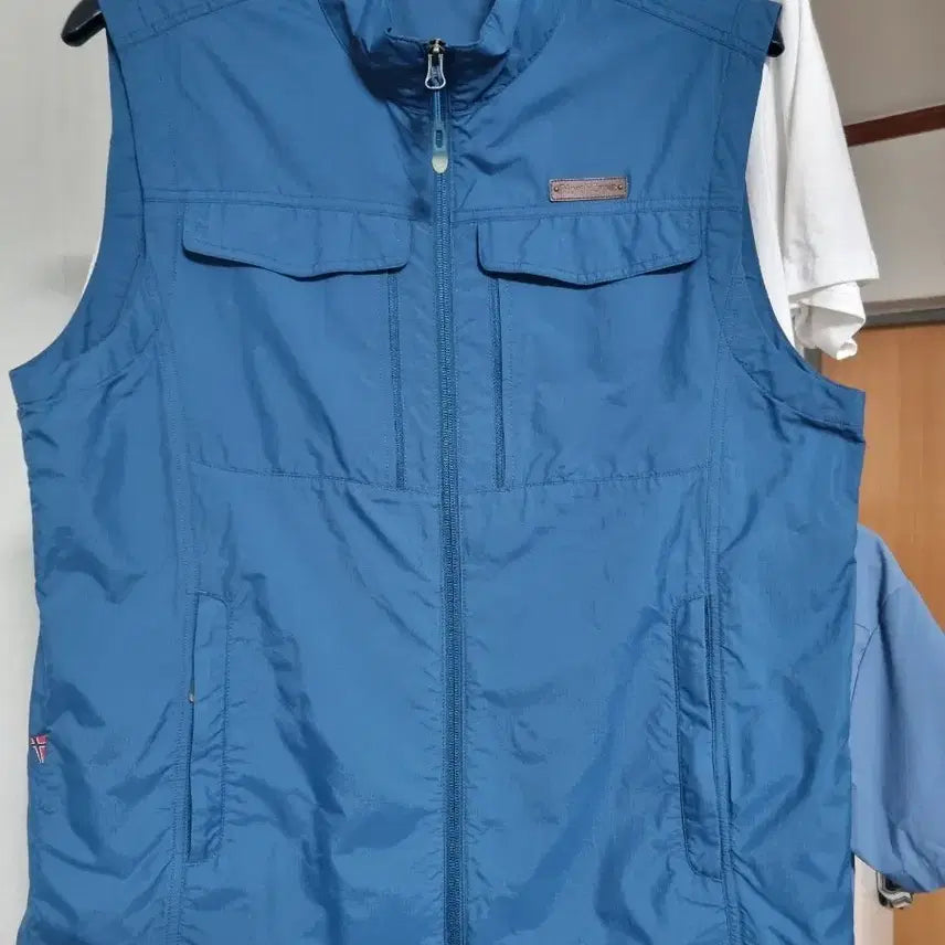 [BUNJANG] Northcape Mesh Lightweight Vest Blue Size 105 / (새옷 수준)노스케이프 메쉬 경량 조끼 블루 105사이즈