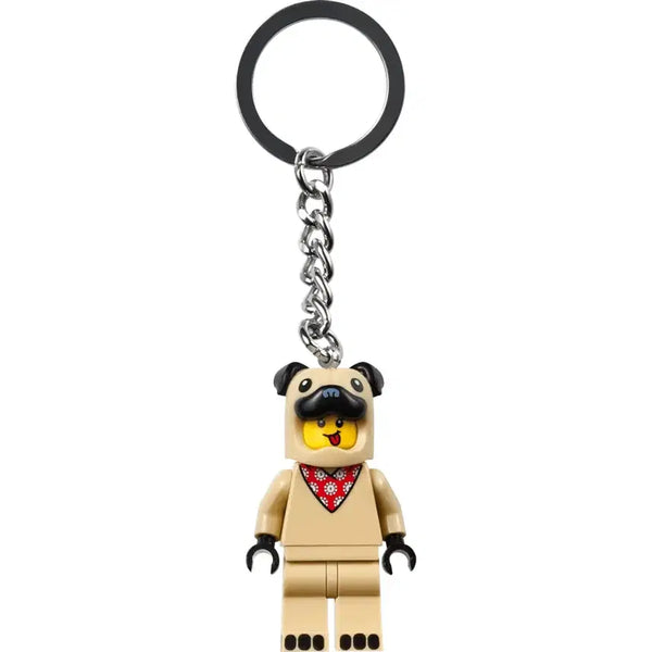 [BUNJANG] Pug Lego Keychain (2 Pieces) / 퍼그 열쇠고리 (2EA)