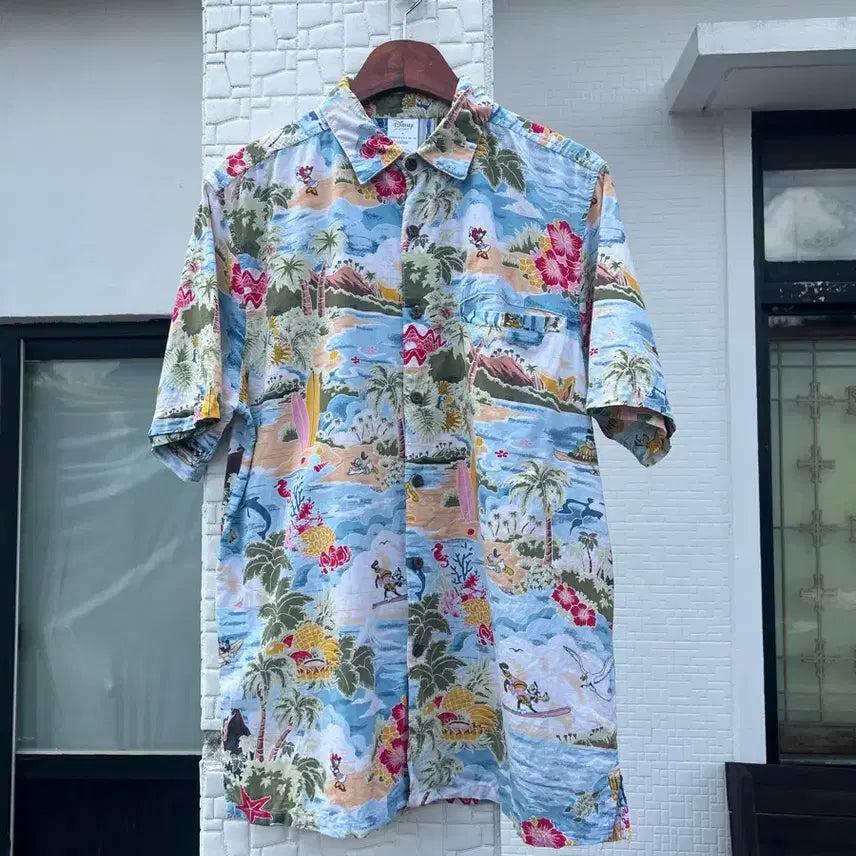 [BUNJANG] Disney Hawaiian Shirt / 디즈니 하와이안 셔츠