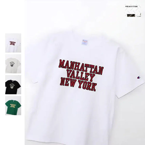[BUNJANG] Freaks Store Champion Reverse Weave Short Sleeve T-Shirt / 프릭스스토어 챔피언 리버스위브 반팔 티셔츠