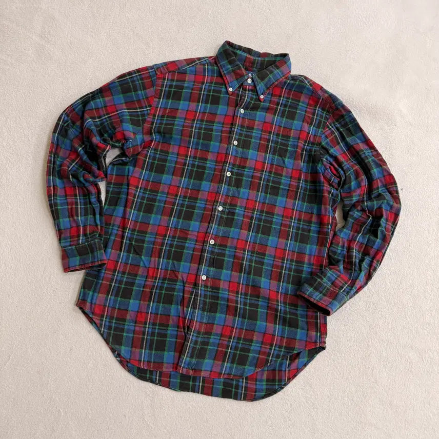 [BUNJANG] Polo Ralph Lauren Flannel Tartan Shirt / L 폴로랄프로렌 플란넬 타탄 셔츠 0609T1