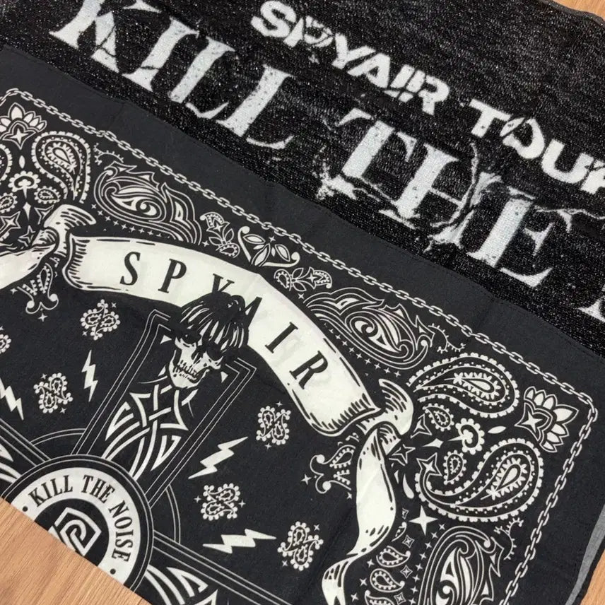 [BUNJANG] SPYAIR KILL THE NOISE Towel/Bandana Bundle Set / SPYAIR KILL THE NOISE 타올/반다나