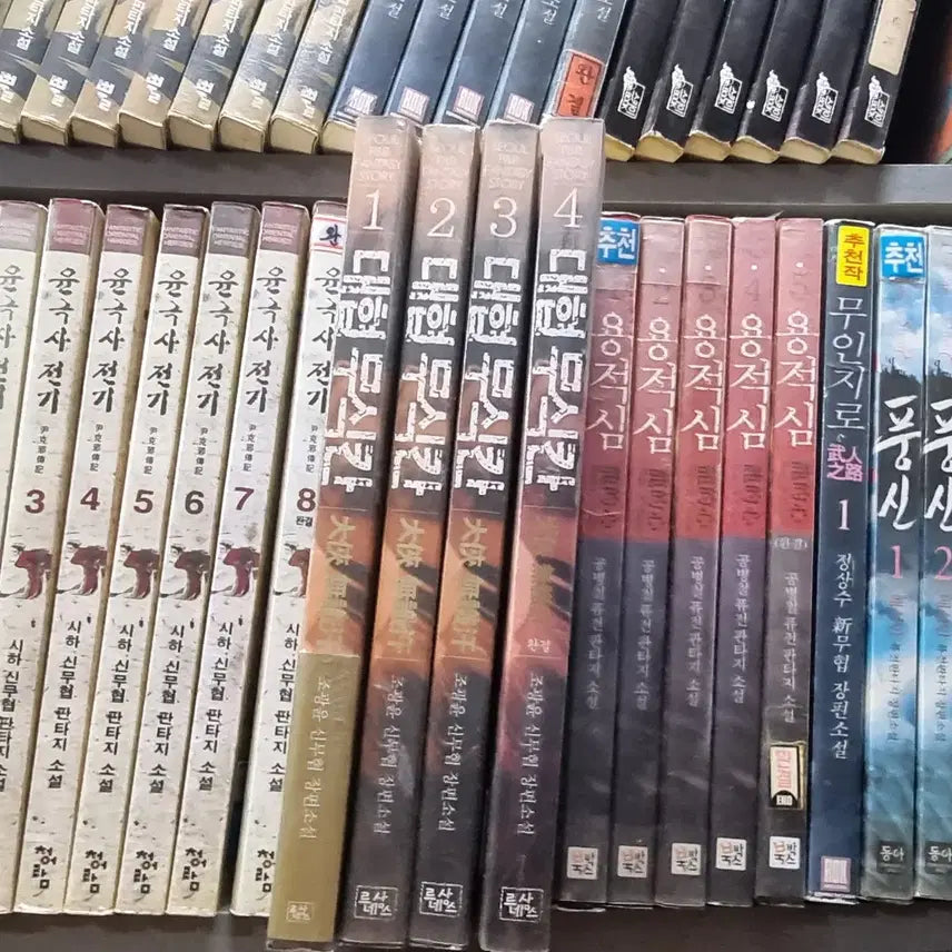 [BUNJANG] Gwangyun Jo's New Wuxia Novel Series (Volumes 1-4) / 대협무식칸 1-4 관 조광윤 신무협 소설