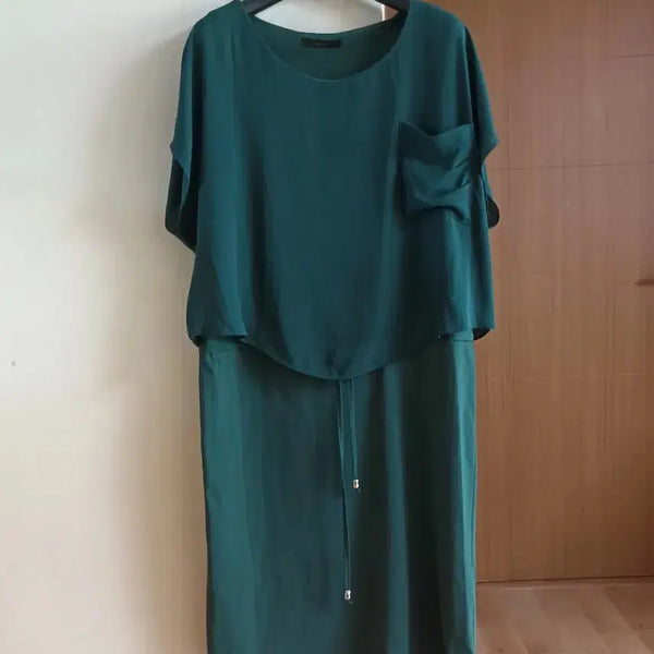 [BUNJANG] The Izzat Green Pocket Dress / 더 아이잗 그린포켓 원피스 55~66초