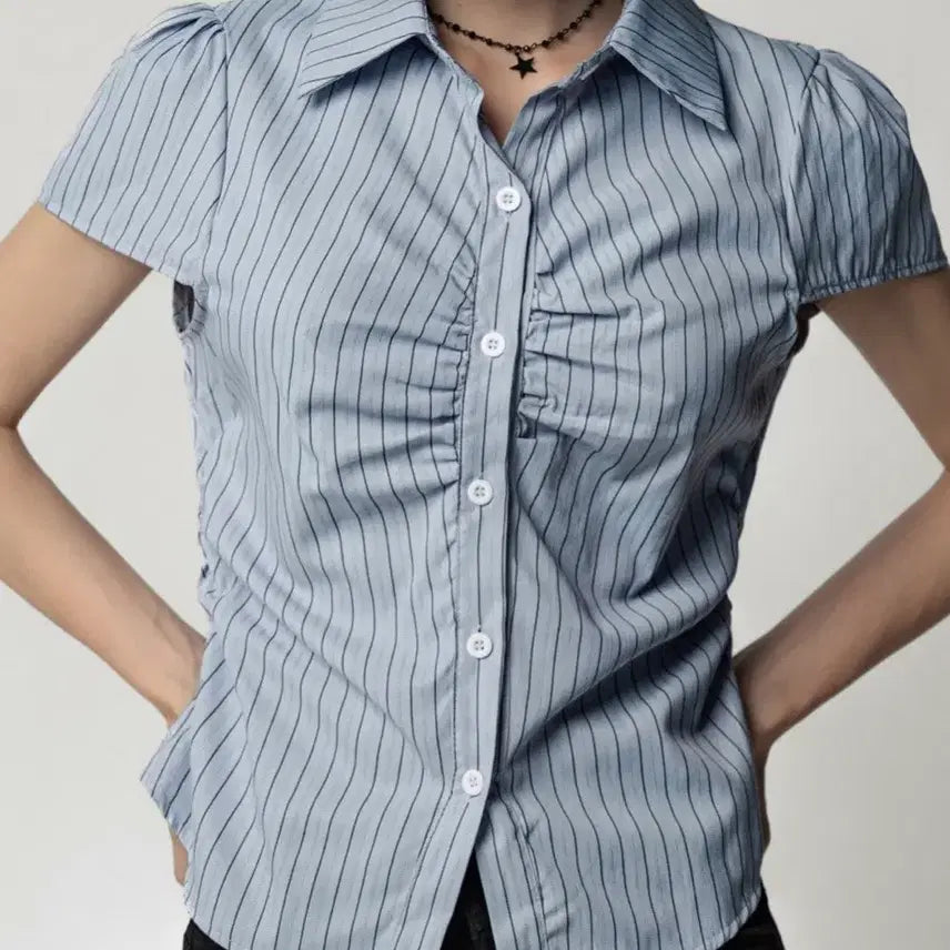 [BUNJANG] Summer Striped Shirt / 여름 스트라이프 셔츠