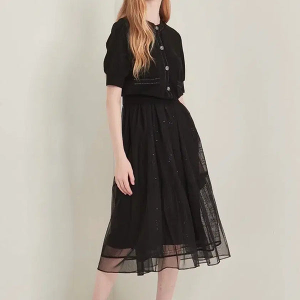 [BUNJANG] SJSJ Layered Tulle Dress / SJSJ 레이어드 튤 원피스 한섬