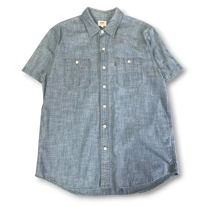 [BUNJANG] Levi's Chambray Denim Work Shirt L / 리바이스 샴브레이 데님 워크 셔츠 L