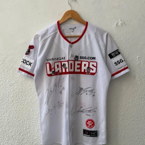 [BUNJANG] SSG Landers Choi Ji-hoon Authentic Baseball Jersey / [M] SSG 랜더스 어센틱 최지훈 유니폼