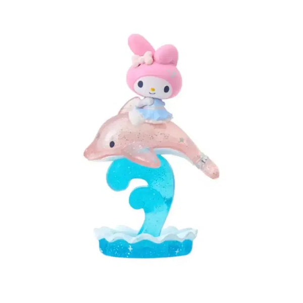 [BUNJANG] Sanrio Dolphin Random Figure Set (Marron & Piano) / 산리오 돌핀 랜덤 피규어 마멜+피아노 일괄
