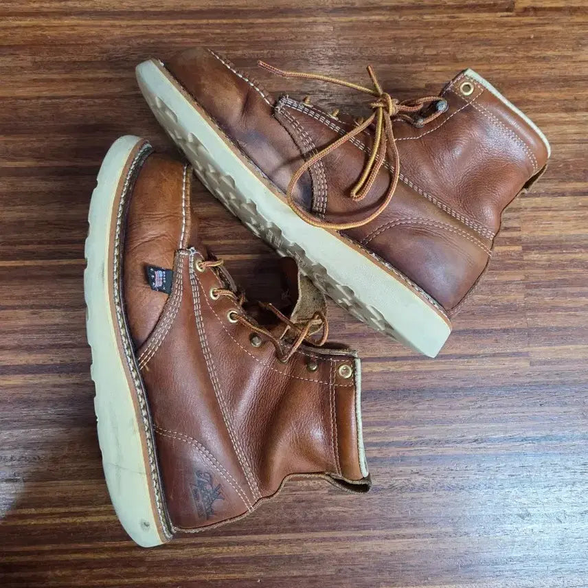 [BUNJANG] Thorogood American Heritage 6-Inch Moc Toe Boots Brown / 쏘로굿 목토 아메리칸 헤리티지 6인치 워커 부츠 브라운 7.5 255