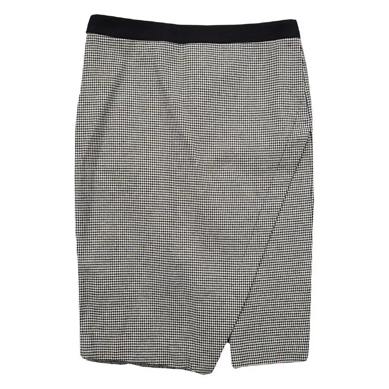 [BUNJANG] She's Mine Check Mini Skirt Light Gray / 쉬스미스 체크 라이트 그레이 미니 스커트 67-91(55)