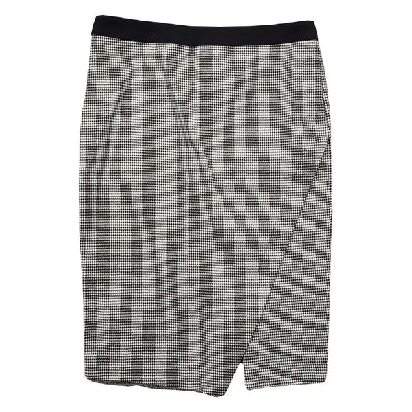 [BUNJANG] She's Mine Check Mini Skirt Light Gray / 쉬스미스 체크 라이트 그레이 미니 스커트 67-91(55)