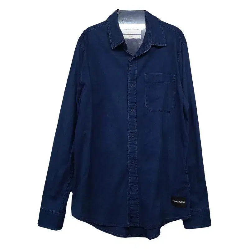 [BUNJANG] Calvin Klein Navy Shirt M / 캘빈클라인 네이비 셔츠 M