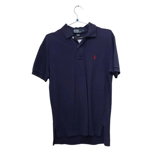 [BUNJANG] Polo Ralph Lauren Navy Logo Short Sleeve Polo Shirt S / 폴로 랄프로렌 네이비 로고 반팔 카라티 S