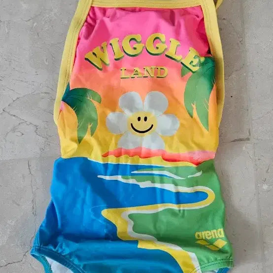 [BUNJANG] Arena x Wiggly Wiggly Women's Swimsuit Size 80 / 아레나 실내수영복 80 (아레나x위글위글)
