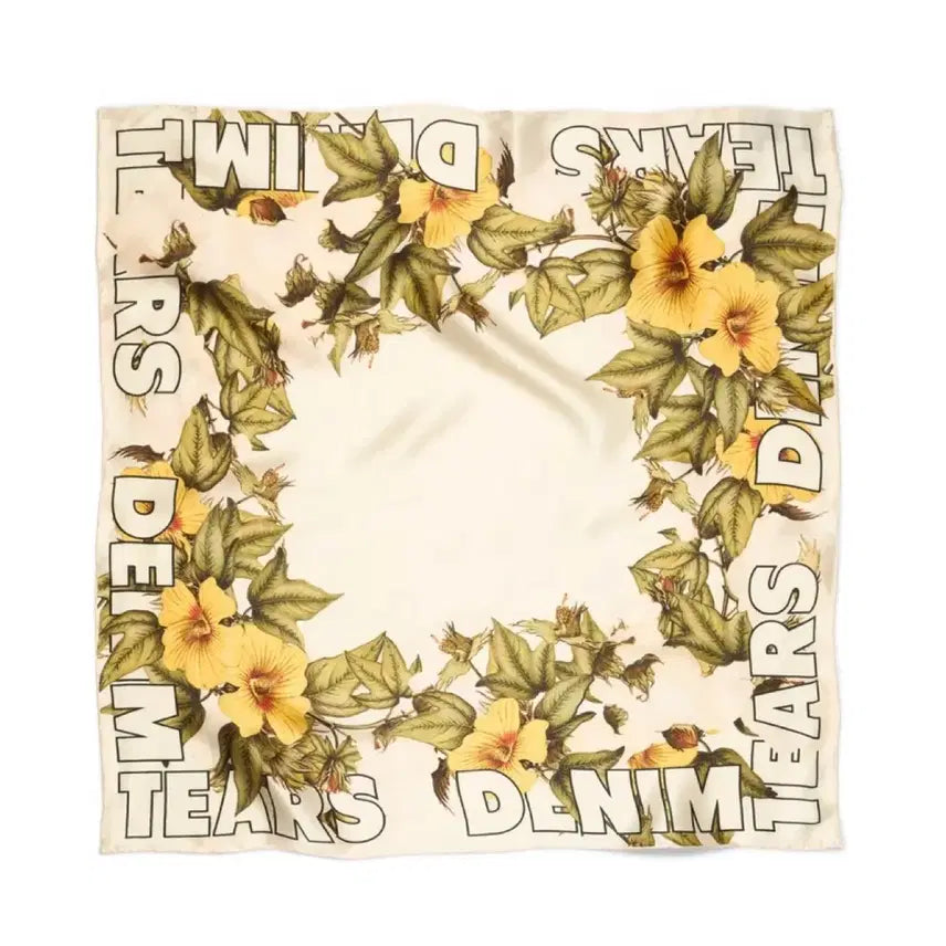 [BUNJANG] Denim Tears Silk Scarf Bandana / 데님 티어스 실크 스카프 반다나 denim tears