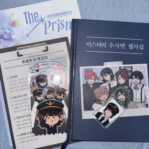 [BUNJANG] JamTtle Misuban Calligraphy Book & KakByeol Photo Card Keyring Set / 잠뜰 미수반 전시회 필사집 각별 증사 키링