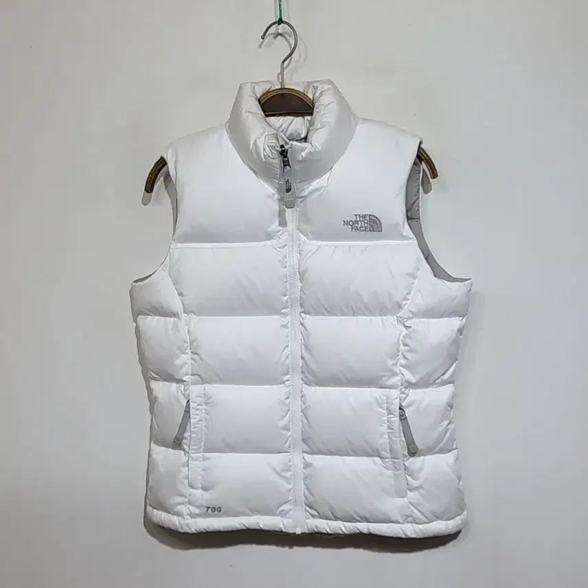 [BUNJANG] The North Face 700 Goose Down Padded Vest White (M) / (M) 노스페이스 눕시 패딩조끼 화이트 700 구스다운 베스트