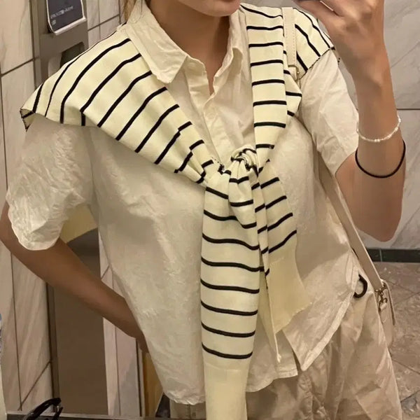 [BUNJANG] Cropped Shirt / 셔츠