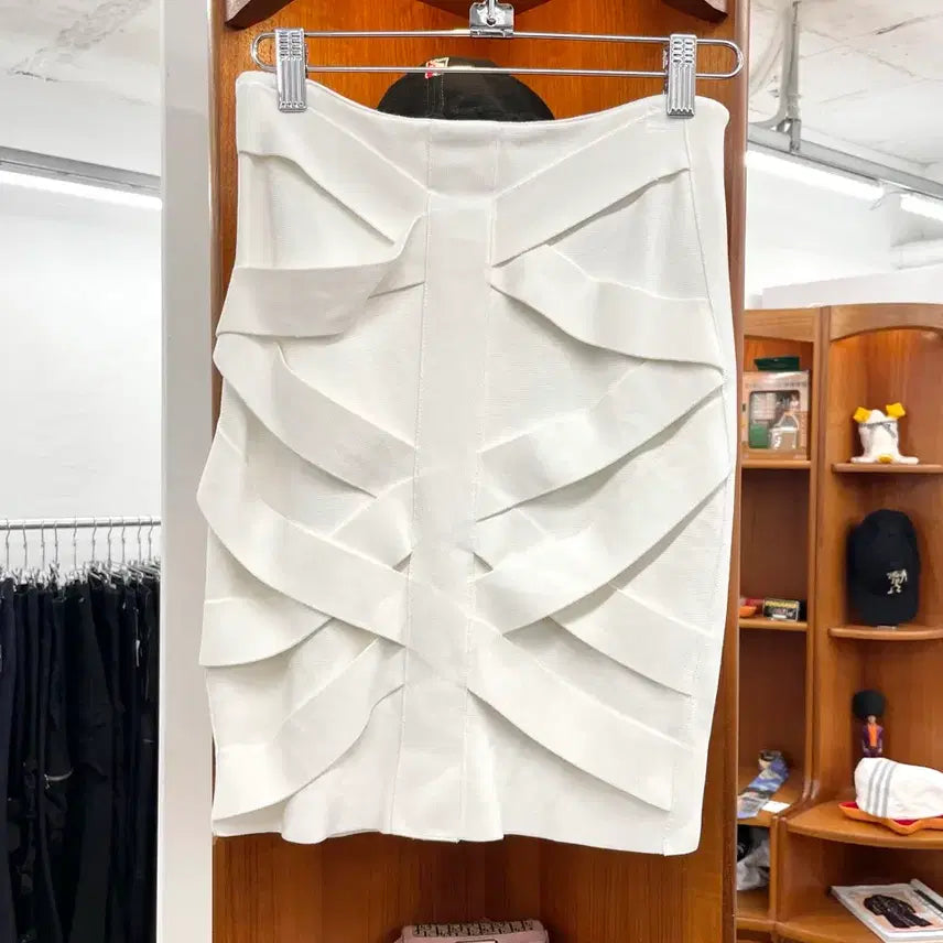 [BUNJANG] Balmain 22SS Bondage Skirt / [34] 발망 22SS 본디지 스커트