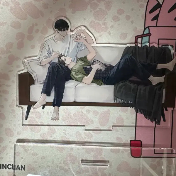 [BUNJANG] Chaeyoung Jeonghan Sofa Acrylic Stand / 변호됨 강차 민재주한 쇼파 아크릴 스탠드