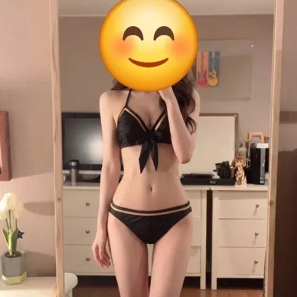 [BUNJANG] Simple Black Bikini / 블랙 비키니