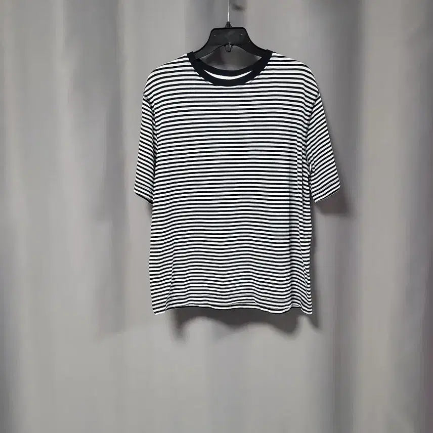 [BUNJANG] Striped Cotton T-Shirt / 스트라이프 면티
