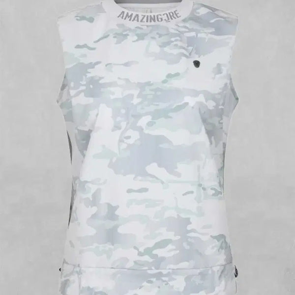 [BUNJANG] Amazingcre Air Circuit Camo Sleeveless T-Shirt / [AMAZING CRE] 어메이징크리 에어서킷 카모 슬리브리스 티셔츠