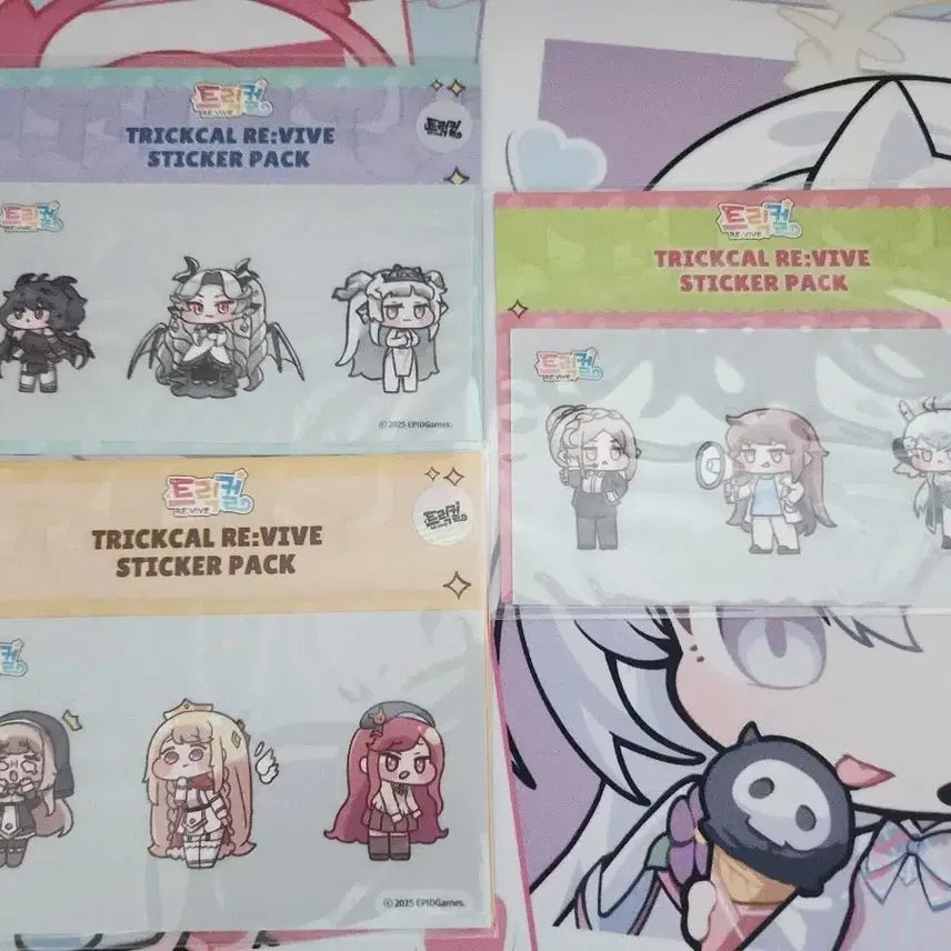 [BUNJANG] Trickster Sticker Pack Bundle Set / 트릭컬 띠부씰 스티커팩 3개 일괄로 팝니다