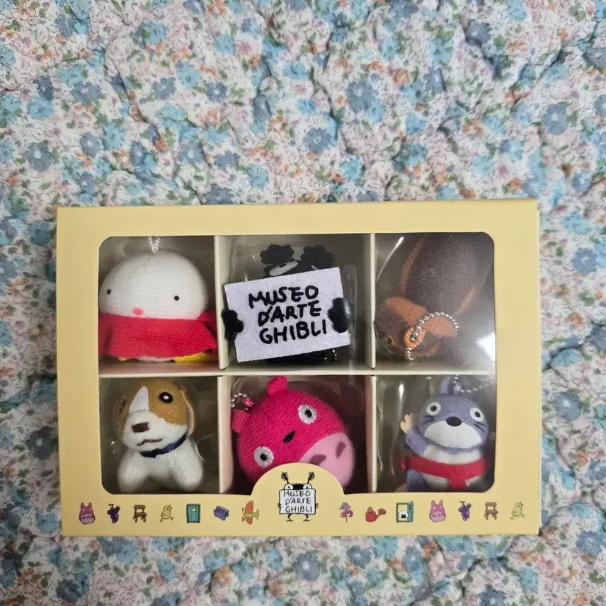 [BUNJANG] Ghibli Museum 6-Piece Keychain Set / 지브리 뮤지엄 6종 키링