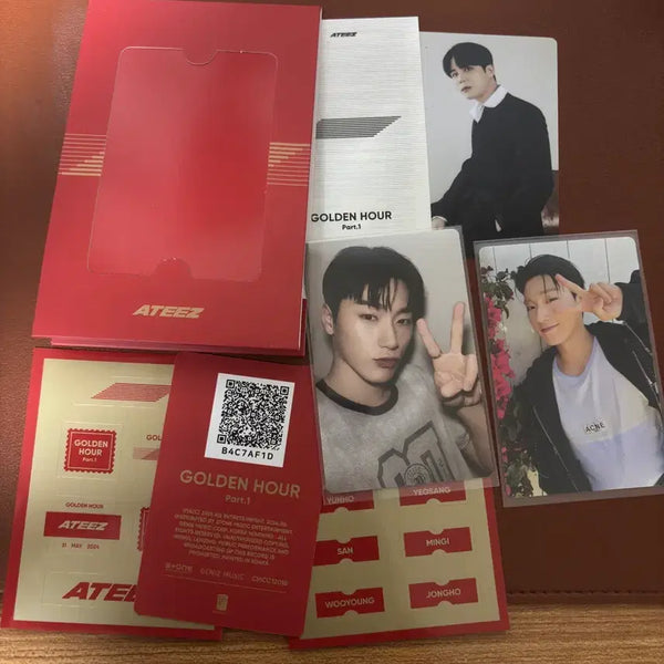 [BUNJANG] ATEEZ Golden Hour 1 San Photocard Set / 에이티즈 골든아워1 포카 최산세트