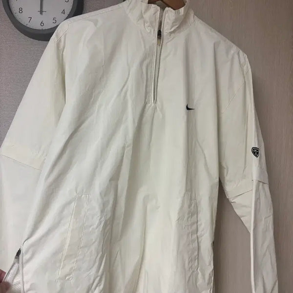 [BUNJANG] Nike White Windbreaker Jumper Jacket / 나이키 바람막이 점퍼 화이트