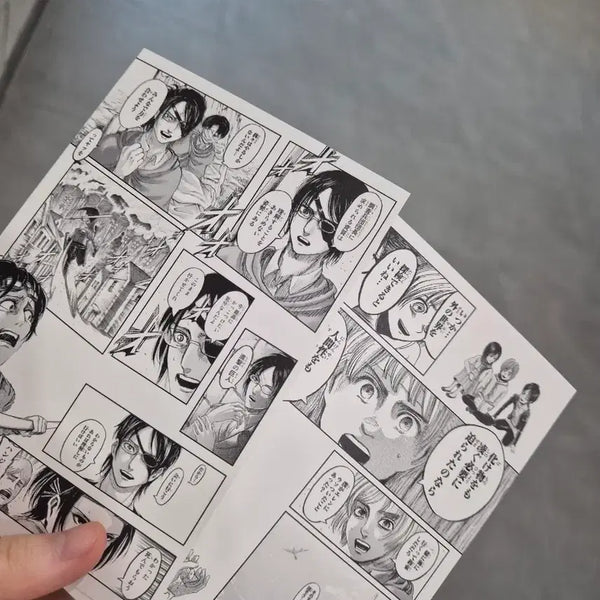 [BUNJANG] Attack on Titan Exhibition Exclusive Postcard - Armin/Hange for Mikasa Trade / 진격거 전시회 엽서 특전 교환