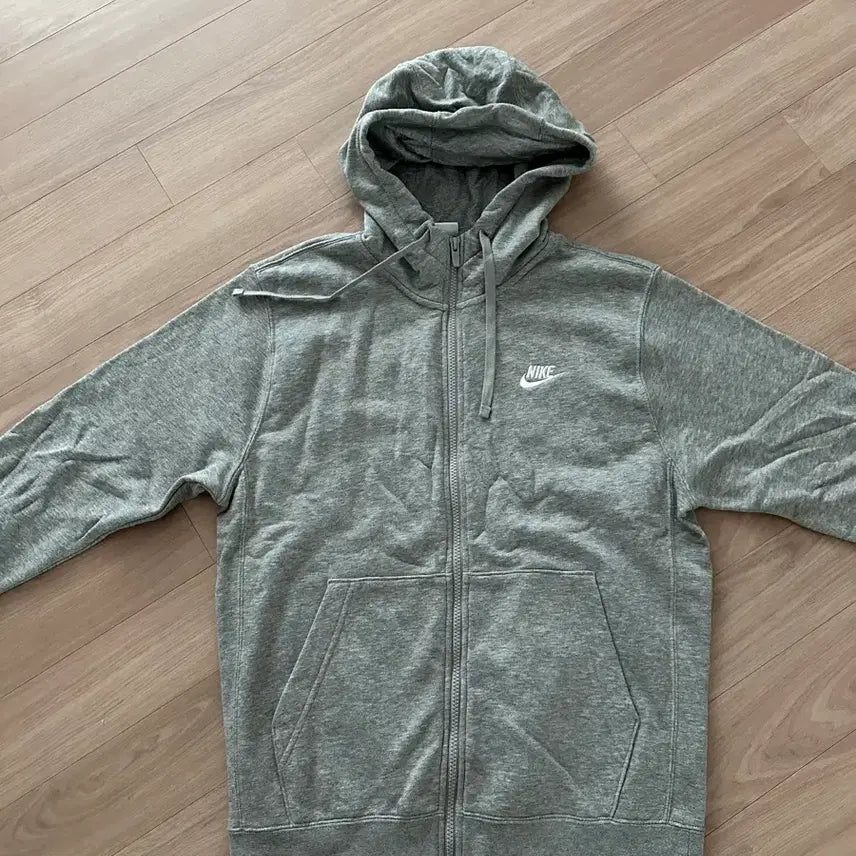 [BUNJANG] Nike Hooded Zip-Up Sweatshirt Grey / 나이키 후드 집업 그레이 판매합니다.