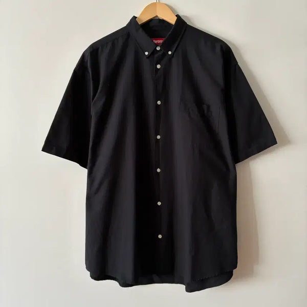 [BUNJANG] Supreme Loose Fit Oxford Short Sleeve Shirt / 슈프림 루즈 핏 옥스포드 반팔 셔츠