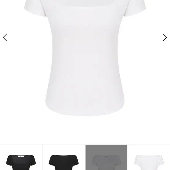 [BUNJANG] Etern Square Short Sleeve T-Shirt White L / 에테른 스퀘어 반팔티 화이트 L 새제품