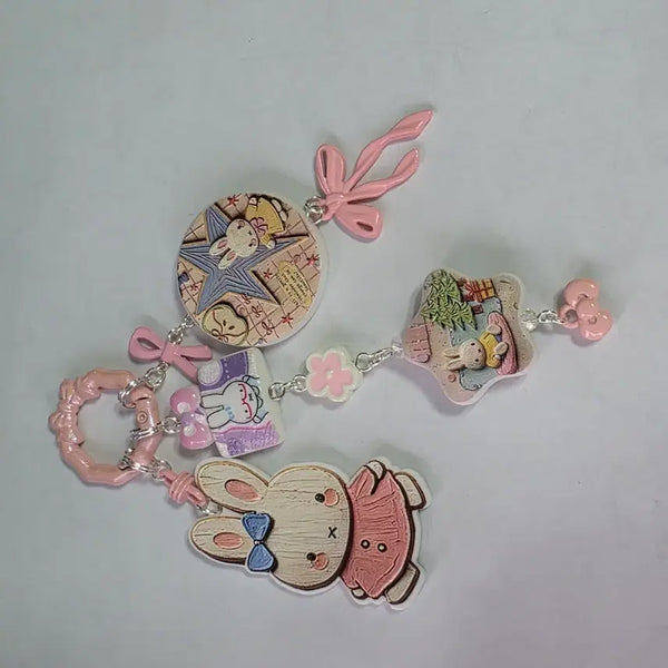 [BUNJANG] Miffy Acrylic Charm Keychain / 미피 키링