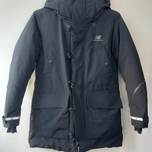 [BUNJANG] New Balance 95 Goose Down Half Padded Jacket - Black / 뉴발란스 95 카메라맨시티 구스다운 하프패딩 자켓. BK. A.
