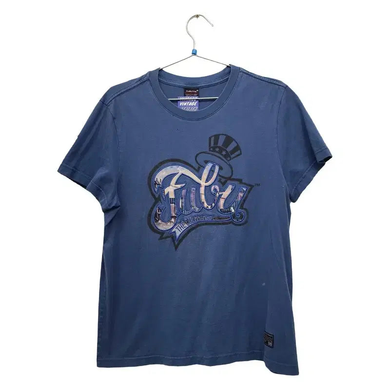 [BUNJANG] Fubu Printing Navy T-Shirt XL / 푸부 프린팅 네이비 반팔티 XL