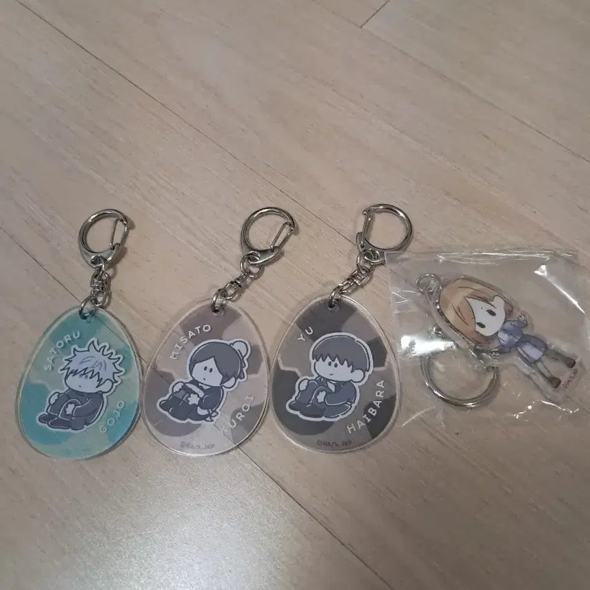 [BUNJANG] Jujutsu Kaisen Jirokori Keychain & Nobara Keychain Bundle Set / 일괄)주술회전 지로리 키링+노바라 키링