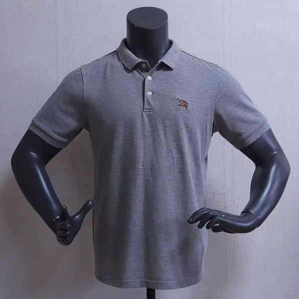 [BUNJANG] Burberry Polo Shirt Grey 100 / 버버리 폴로셔츠 그레이 100 정품