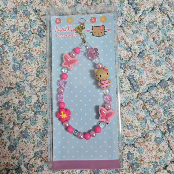 [BUNJANG] Sanrio Tanning Kitty Phone Strap Charm / 산리오 태닝키티 폰 스트랩 키링