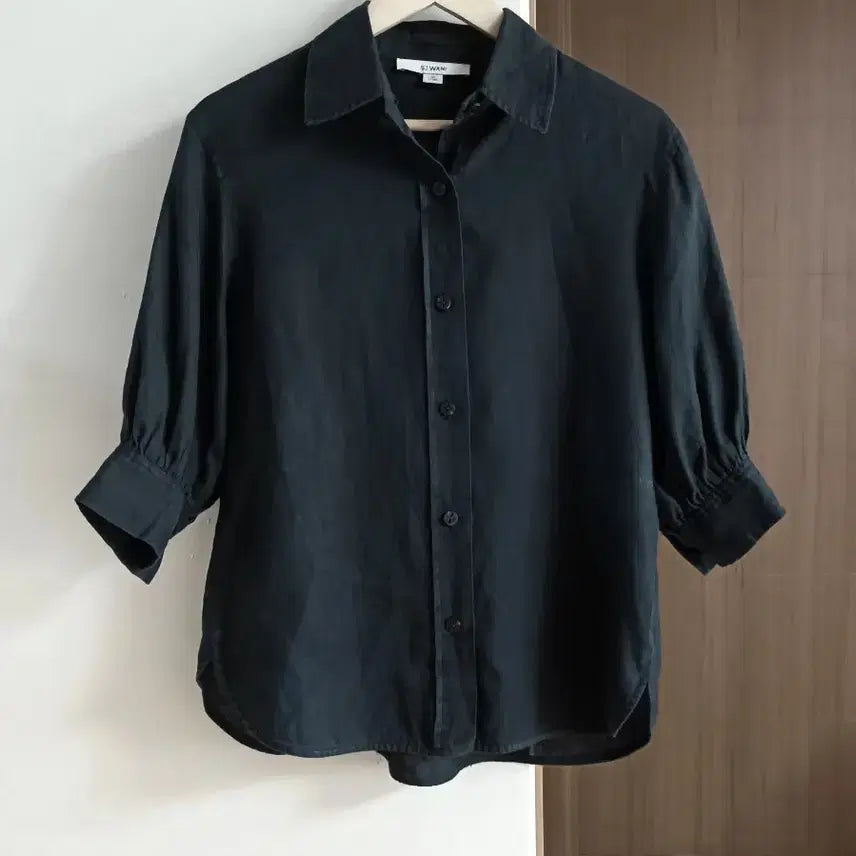 [BUNJANG] Son Jung Wan Linen Puff Sleeve Shirt / 손정완 린넨 퍼프 소매 셔츠 66